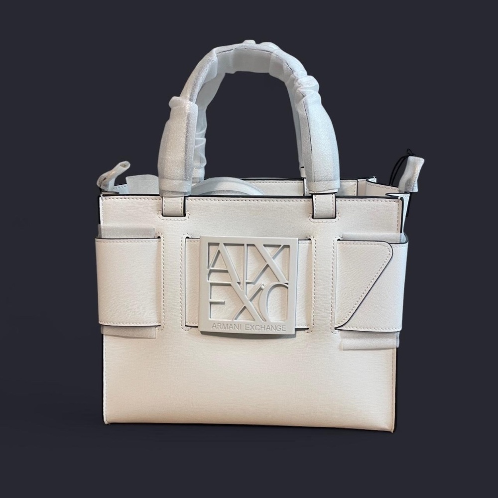 White Armani Exchange purse